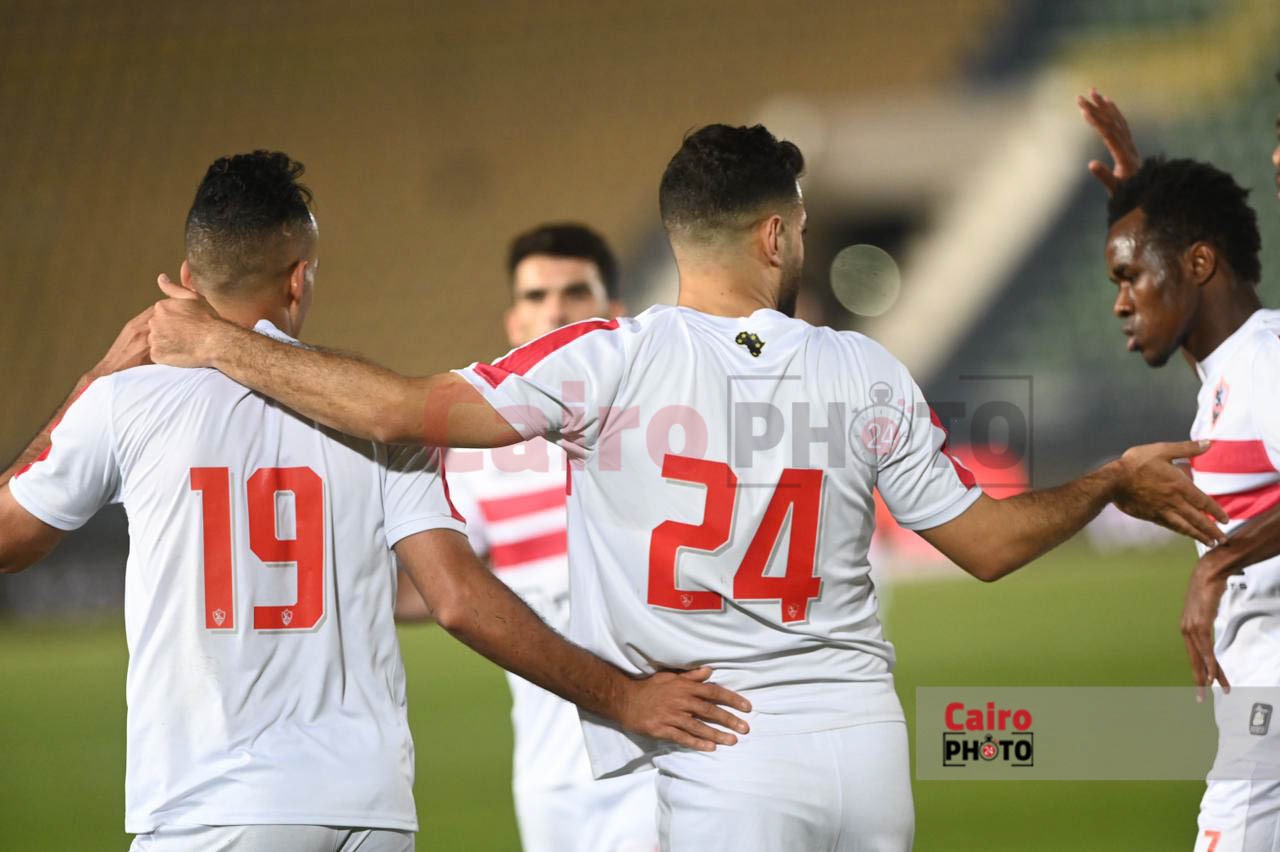 احتفال ناصر منسي بهدفه في شباك حرس الحدود (4)