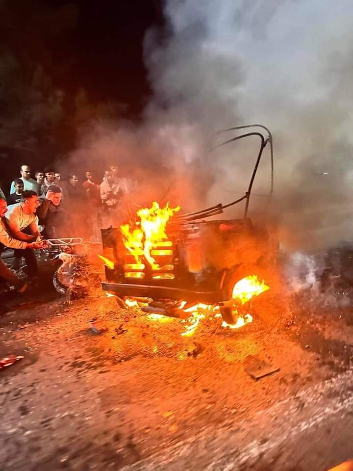 آثار الحادث 3