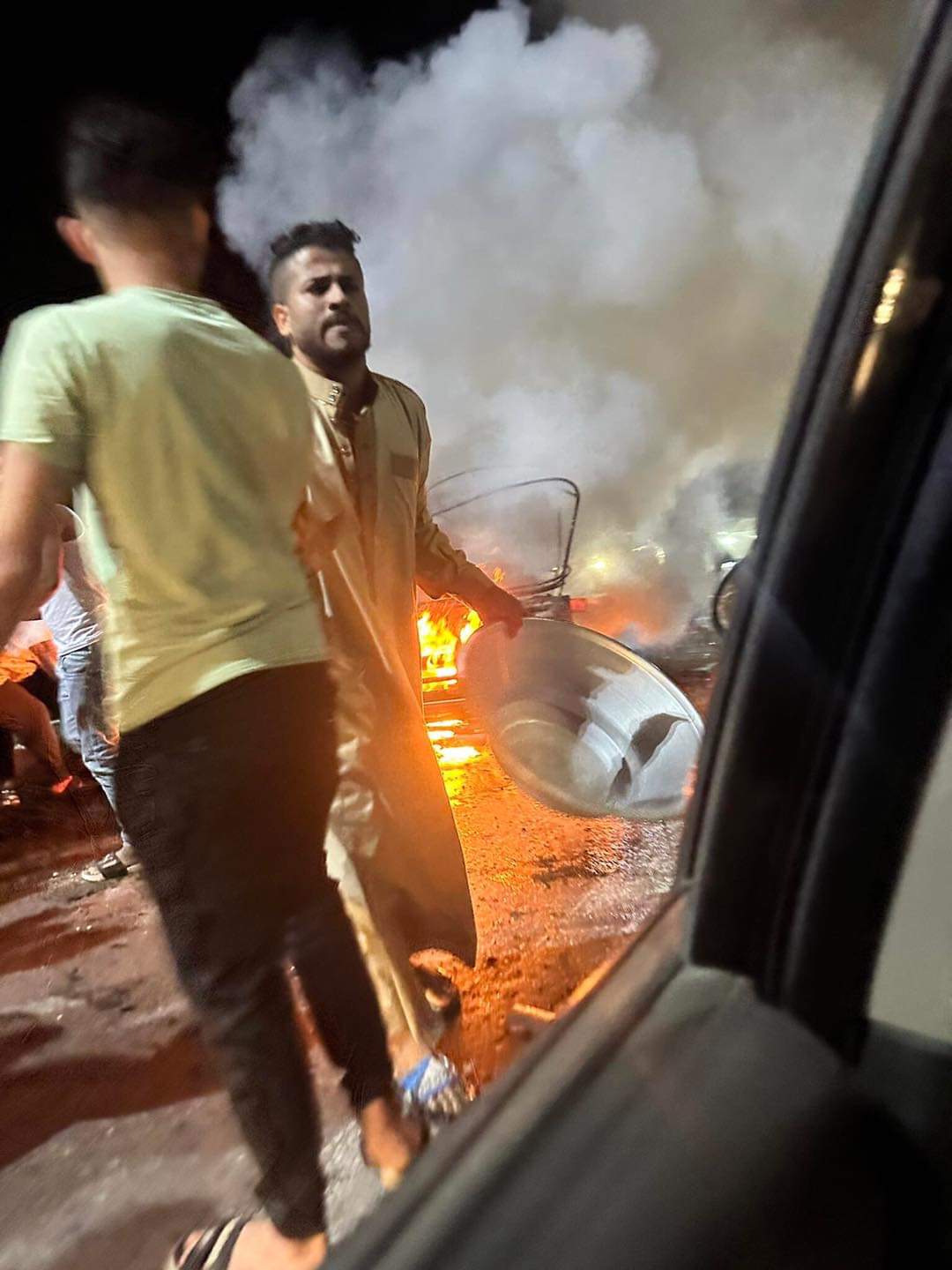 آثار الحادث 4