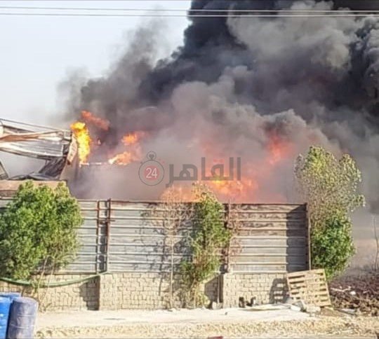 حريق مصنع المنصورية