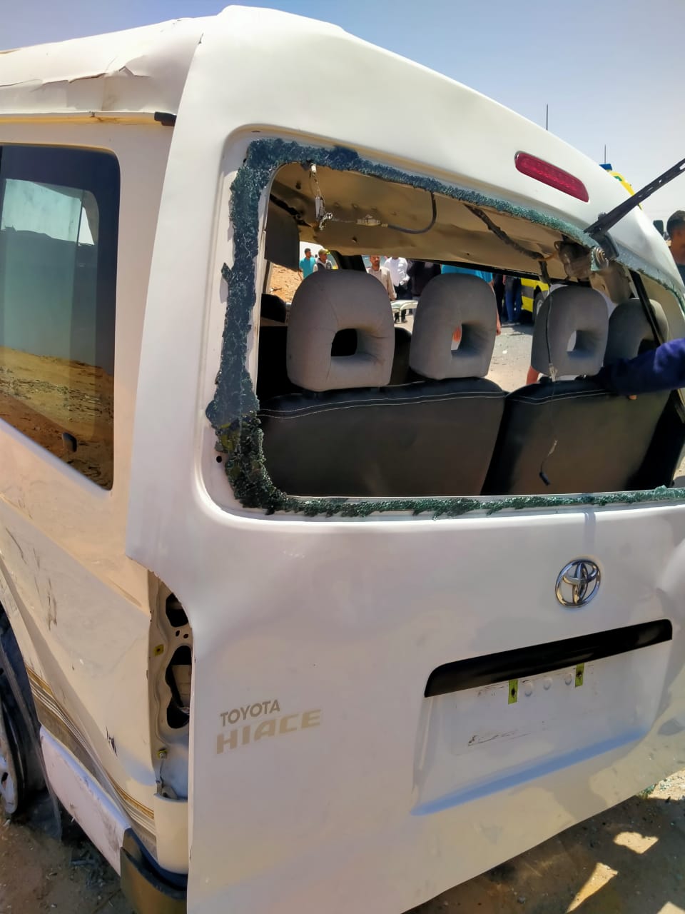 السيارة بعد الحادث 1