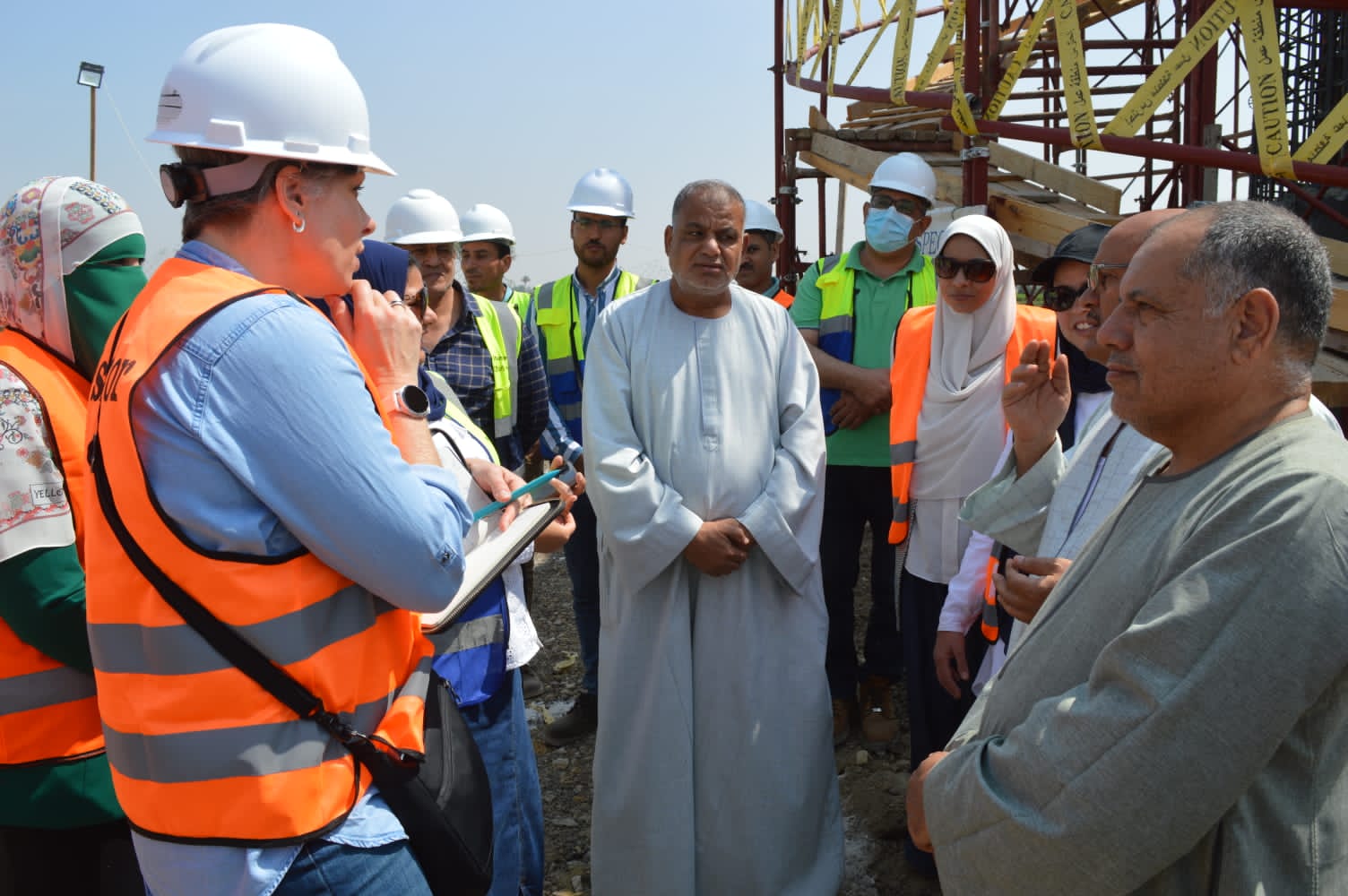 مياه الفيوم تستقبل وفد البنك الأوروبي لإعادة الإعمار 