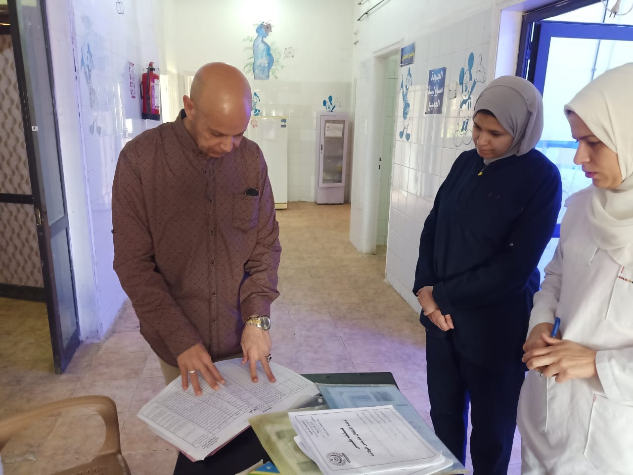 جولة وكيل الوزارة بمركز الغار 02