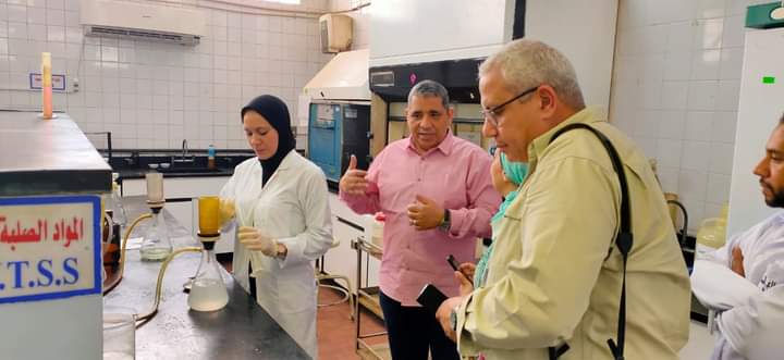 وفد ثقافة الإسكندرية يزور محطة التنقية الشرقية للصرف الصحي 