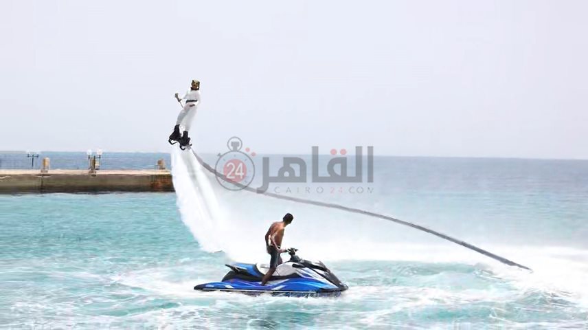 استعراضات الرجل الطائر بالغردقة 