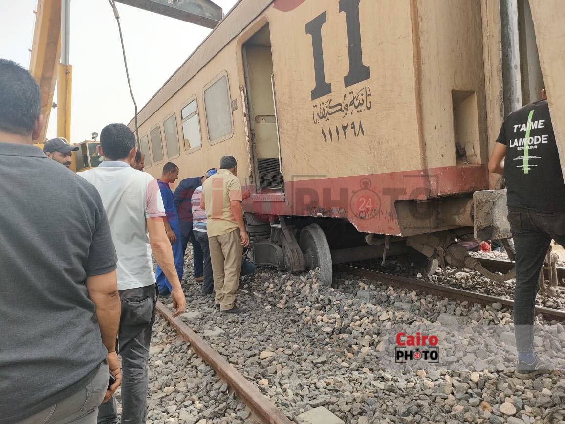 خروج القطارعن مساره