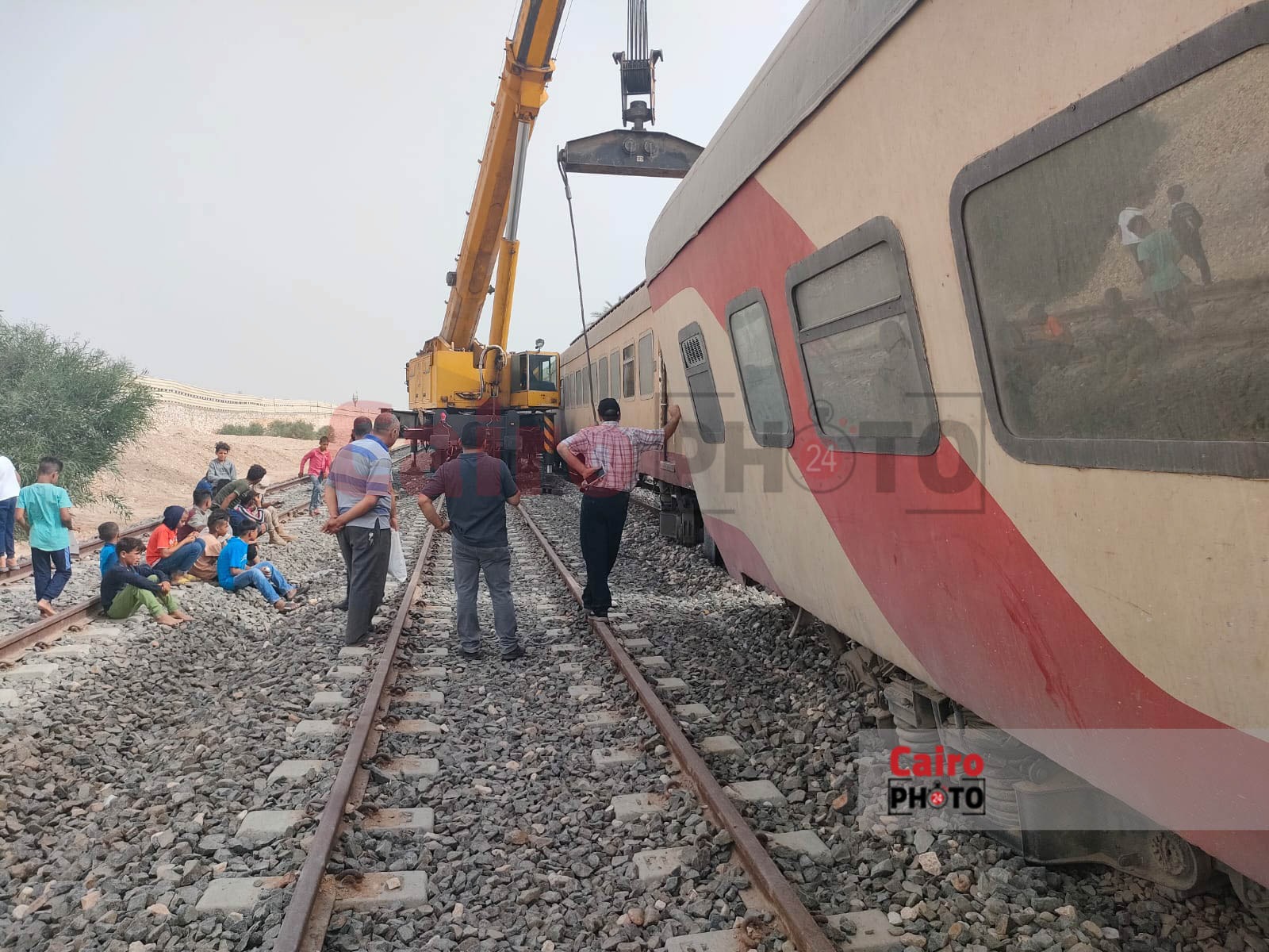 خروج القطارعن مساره