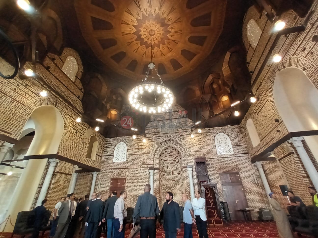 الصور الأولي لمسجد الظاهر بيبرس بعد الانتهاء من ترميمه 