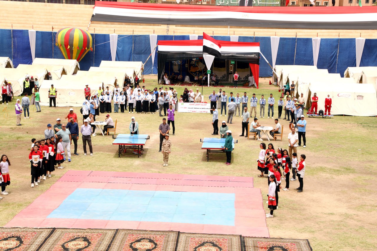 معسكر الإيواء في ستاد الزقازيق  07