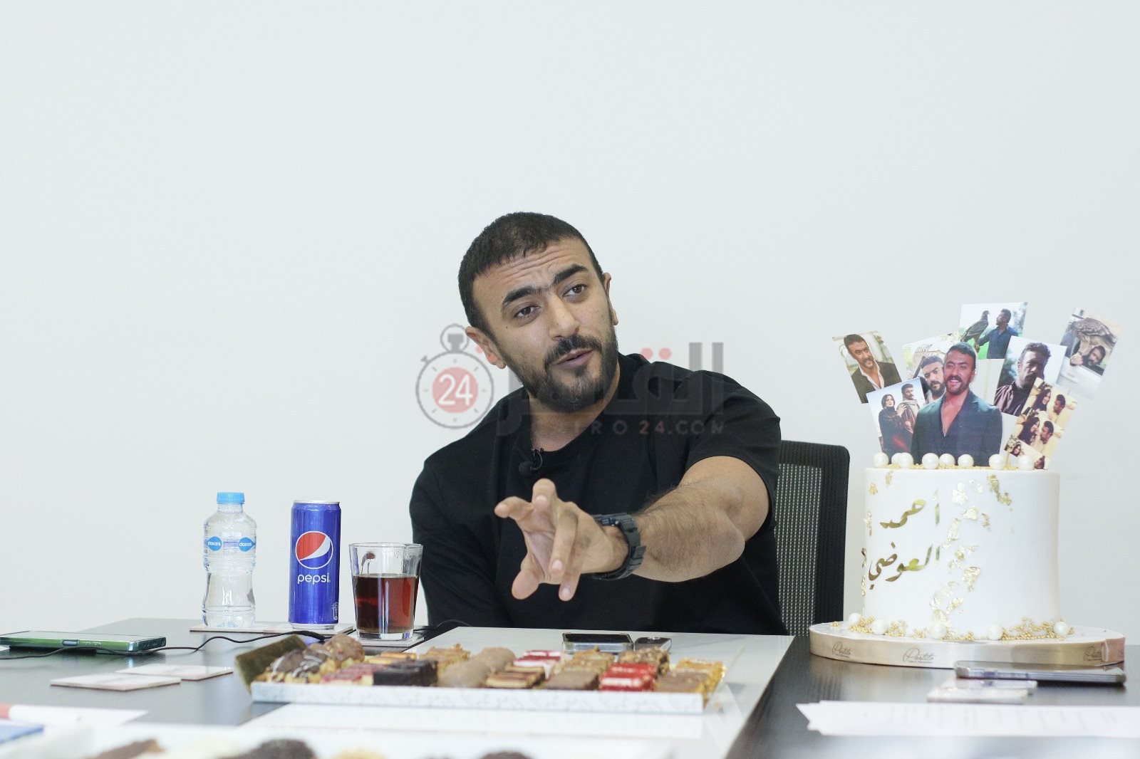 أحمد العوضي في ضيافة القاهرة 24 بعد نجاح مسلسله ضرب نار بـ رمضان 2023 (6)