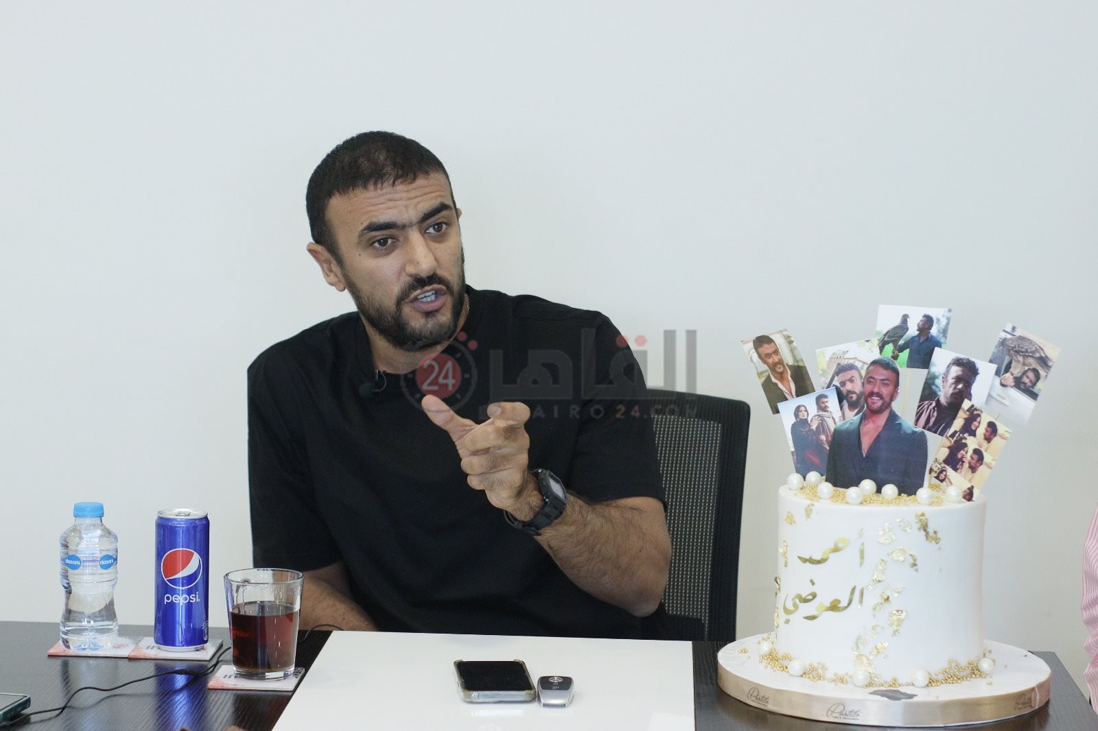 أحمد العوضي في ضيافة القاهرة 24 بعد نجاح مسلسله ضرب نار بـ رمضان 2023 (20)