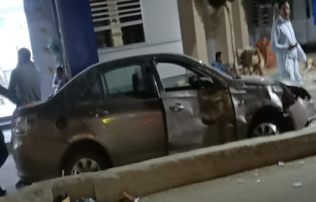 السيارة المتسببة في الحادث