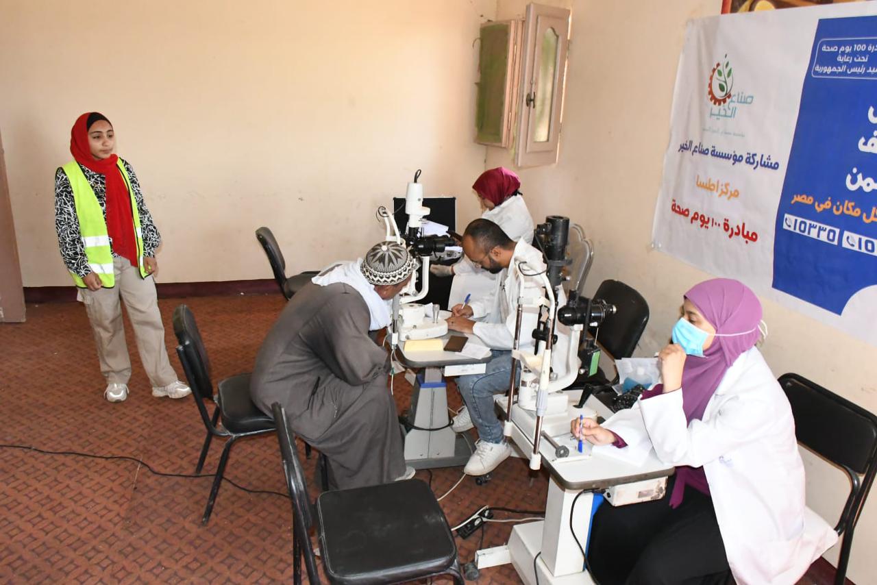 محافظ الفيوم يتفقد أعمال حملة 100 يوم صحة