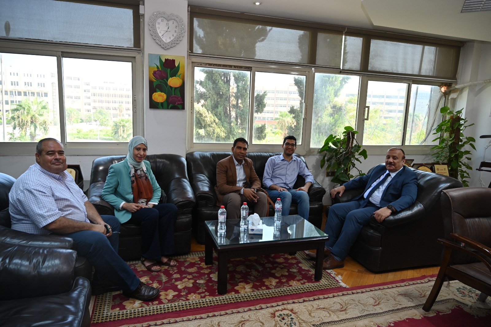 محافظ الفيوم يتفقد أعمال حملة 100 يوم صحة