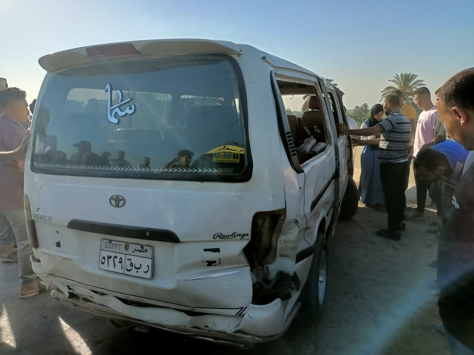 السيارة بعد الحادث 002