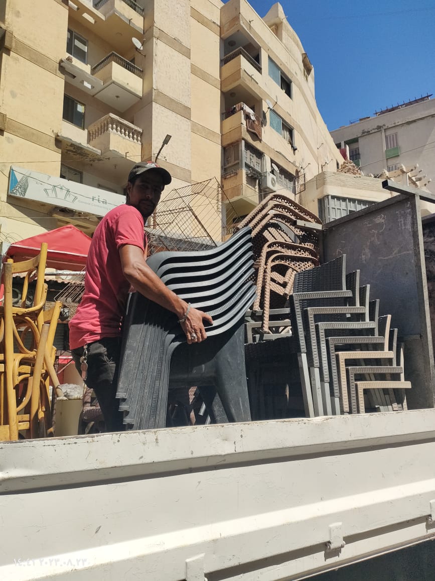 حملات لإزالة الإشغالات فى الإسكندرية 