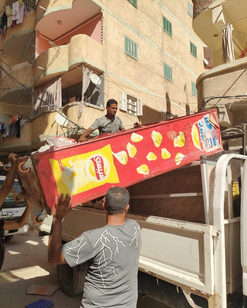 حملات لإزالة الإشغالات فى الإسكندرية 