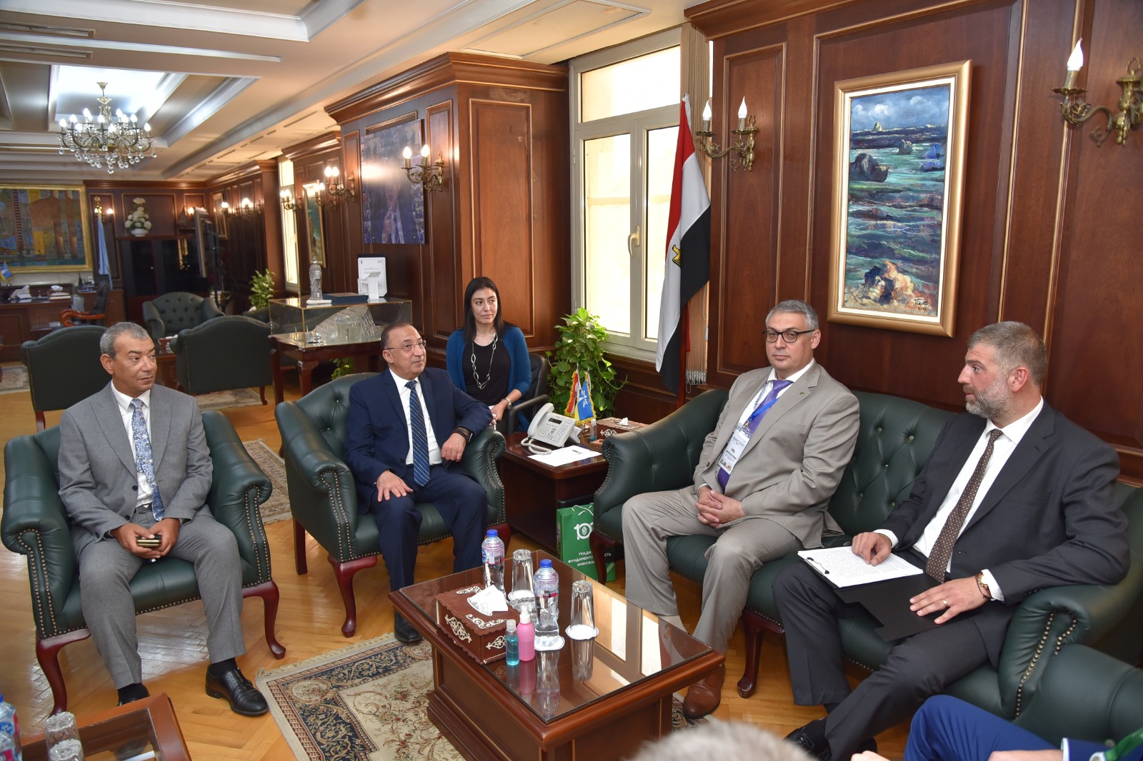 زيارة قنصل عام روسيا لمحافظ الإسكندرية 