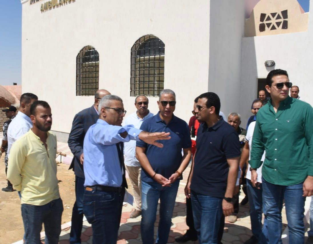 محافظ الفيوم يتفقد تشغيل نقطة إسعاف تونس 