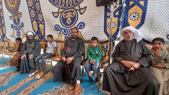 عزاء ضحايا إعصار ليبيا بعرب التتالية بأسيوط