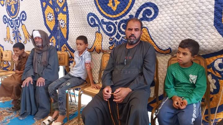 عزاء ضحايا إعصار ليبيا بعرب التتالية بأسيوط