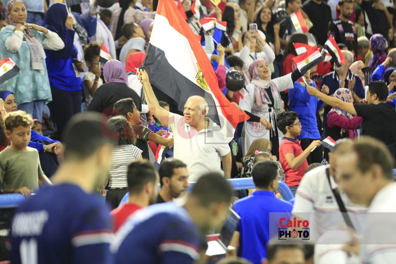 مباراة منتخب كرة الطائرة أمام الجزائر (14)