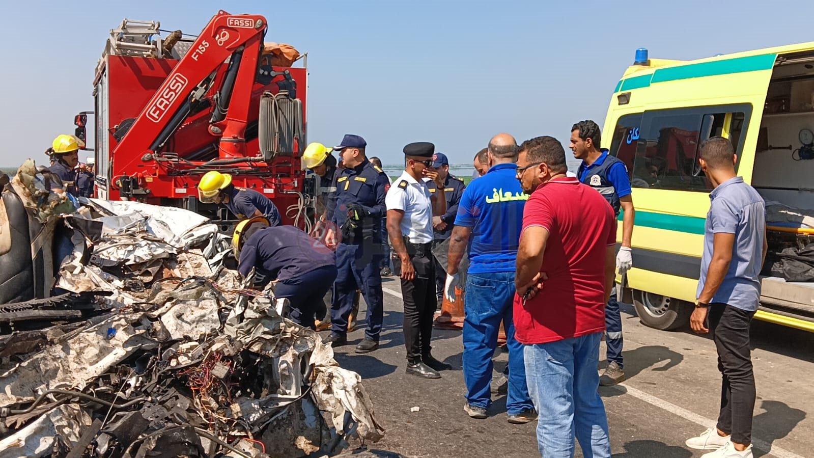 جانب من جهود رجال الحماية المدنية 3