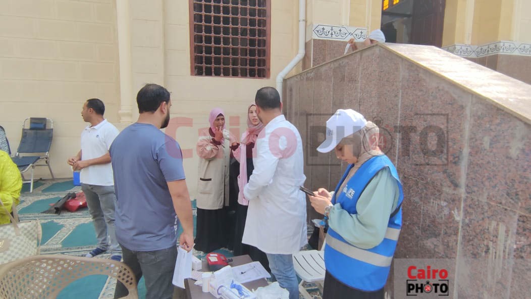 تبرع مواطني المنوفية بالدماء لصالح غزة 