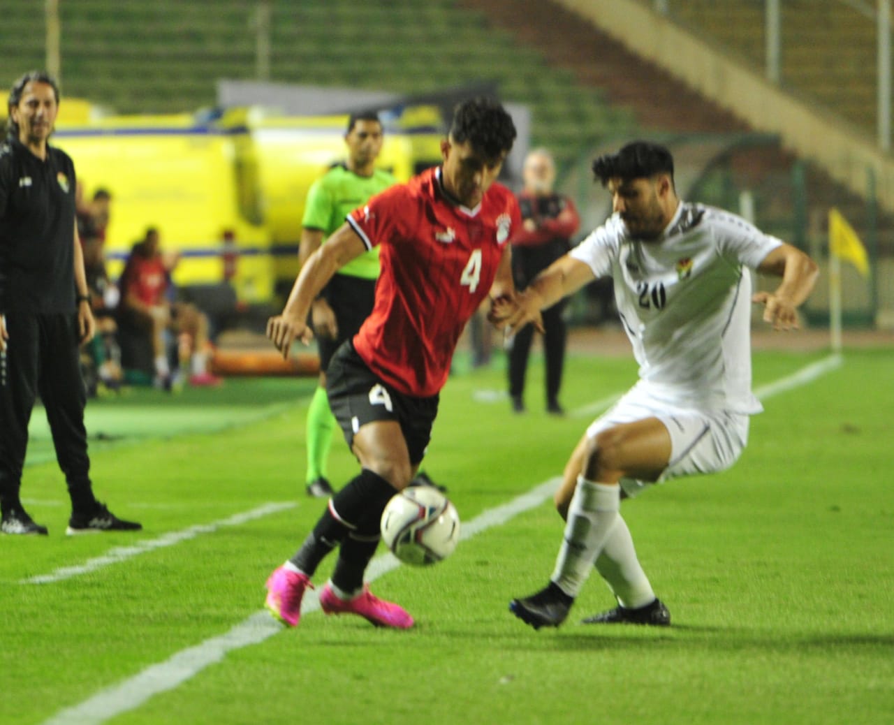 مباراة المنتخب الأولمبي والأردن الودية (17)