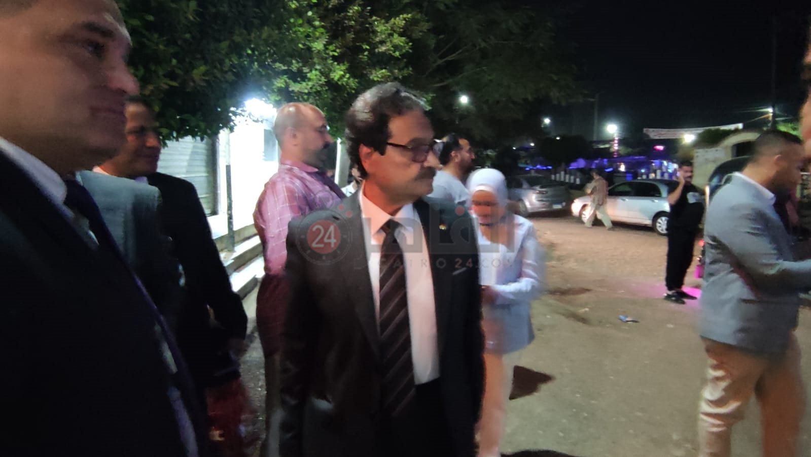 وصول المرشح الرئاسي فريد زهران بالمنوفية