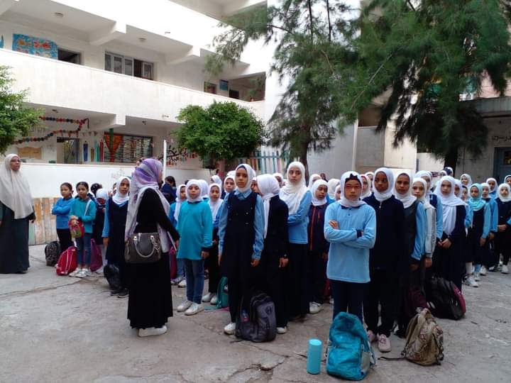 وقفات لطلاب المعاهد الأزهرية بالإسكندرية لدعم فلسطين