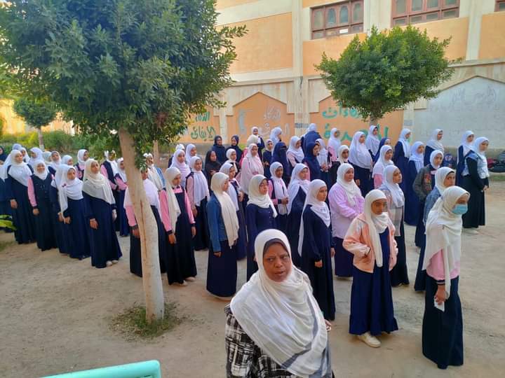 وقفات لطلاب المعاهد الأزهرية بالإسكندرية لدعم فلسطين