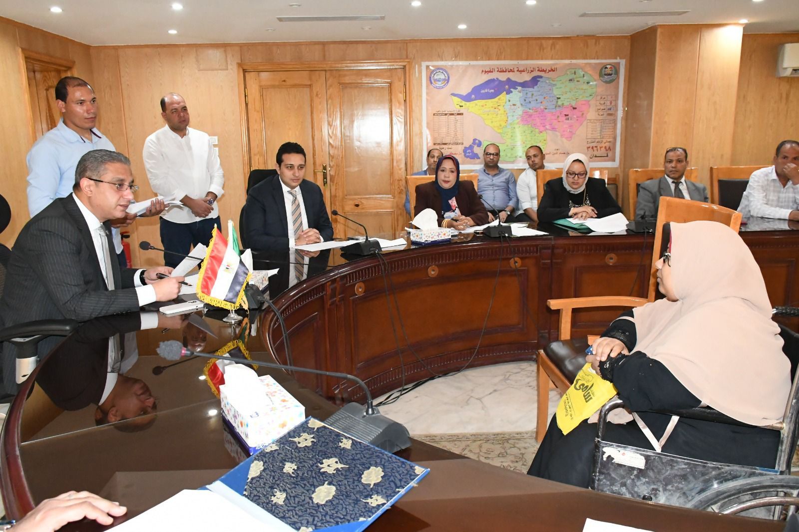 محافظ الفيوم يوجه بتنفيذ تطبيق يتيح للمريض اختيار المستشفى المناسب له