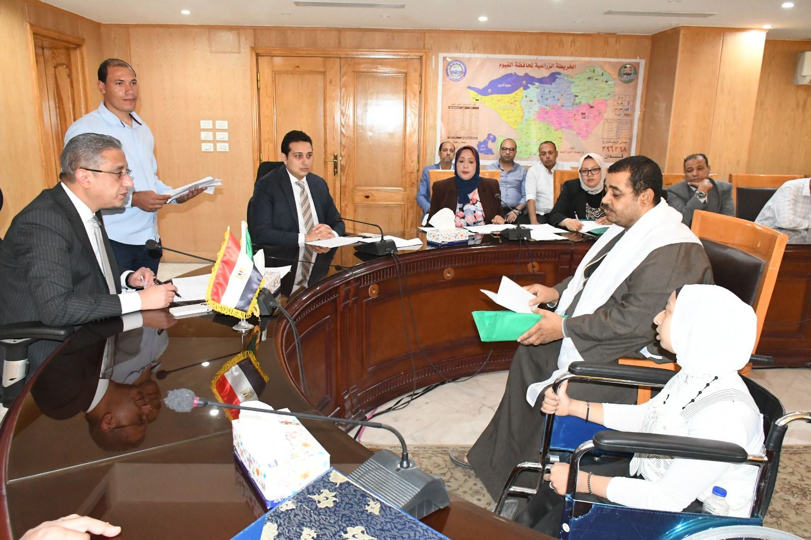 محافظ الفيوم يوجه بتنفيذ تطبيق يتيح للمريض اختيار المستشفى المناسب له