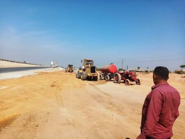 توسعة مداخل ومخارج منطقة الزوامل الصناعية 8