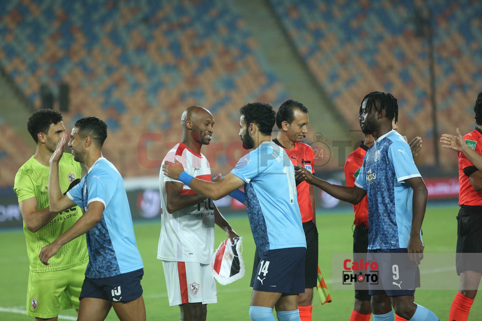 مباراة الزمالك وبيراميدز (1)