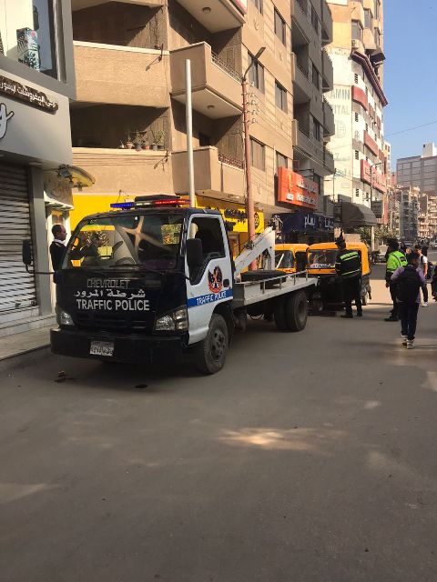 حملات ضبط مركبات التوك توك المخالفة 