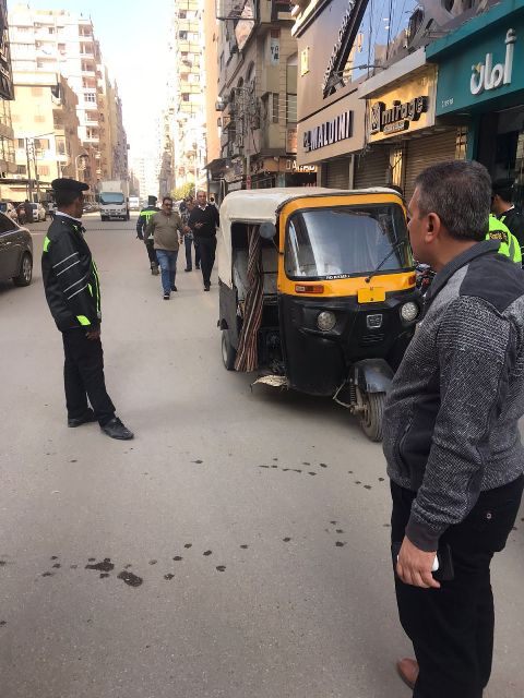 حملات ضبط مركبات التوك توك المخالفة 