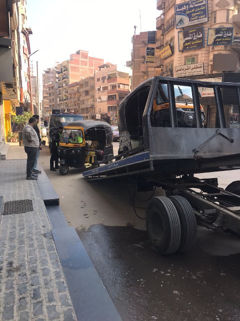 حملات ضبط مركبات التوك توك المخالفة 