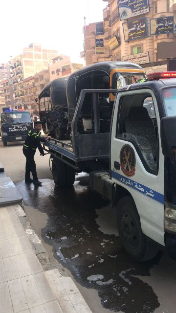 حملات ضبط مركبات التوك توك المخالفة 