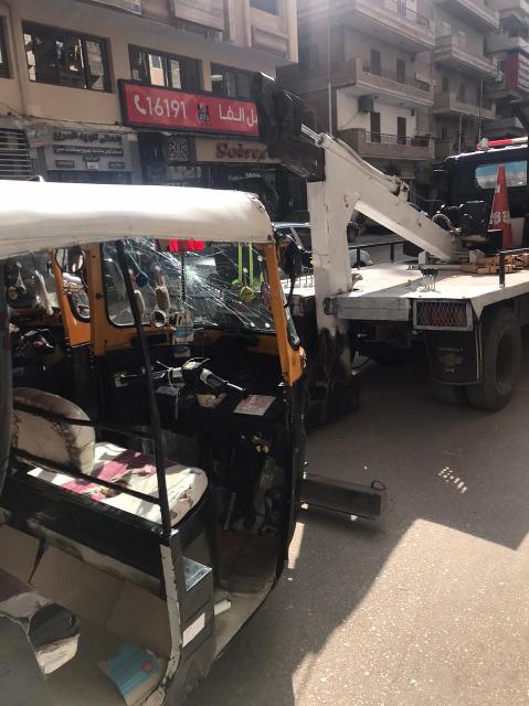 حملات ضبط مركبات التوك توك المخالفة 