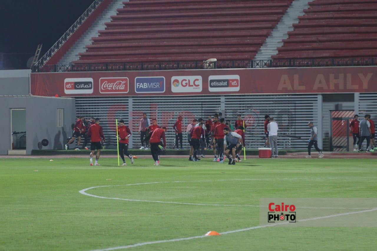 مران الأهلي الختامي قبل مواجهة ميدياما الغاني (1)