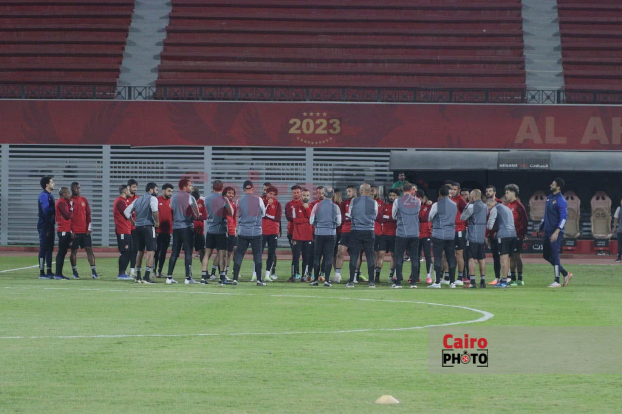 مران الأهلي الختامي قبل مواجهة ميدياما الغاني (9)