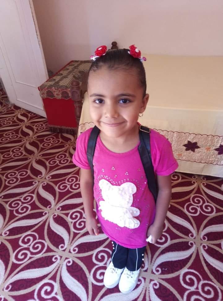 الطفلة ملك أدهم المجني عليها