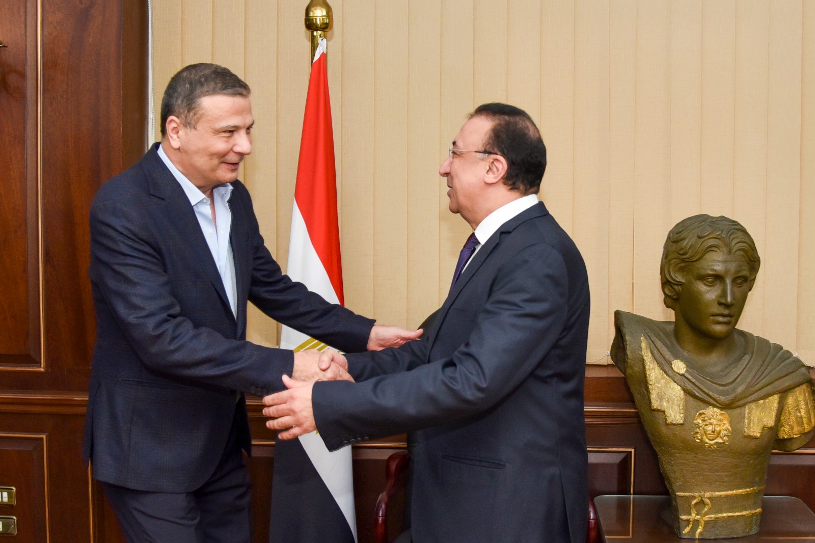 محافظ الإسكندرية يستقبل رئيس البنك الزراعي 