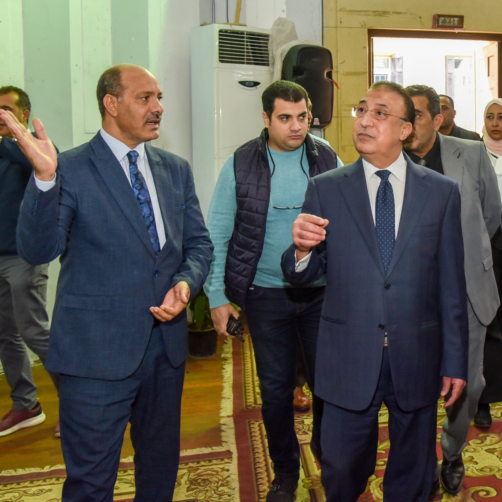 محافظ الإسكندرية يطمئن على جاهزية اللجان العامة للانتخابات الرئاسية 2024