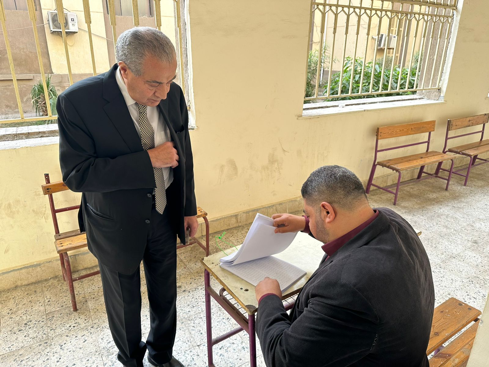 وزير التموين يدلي بصوته في الانتخابات الرئاسية (2)