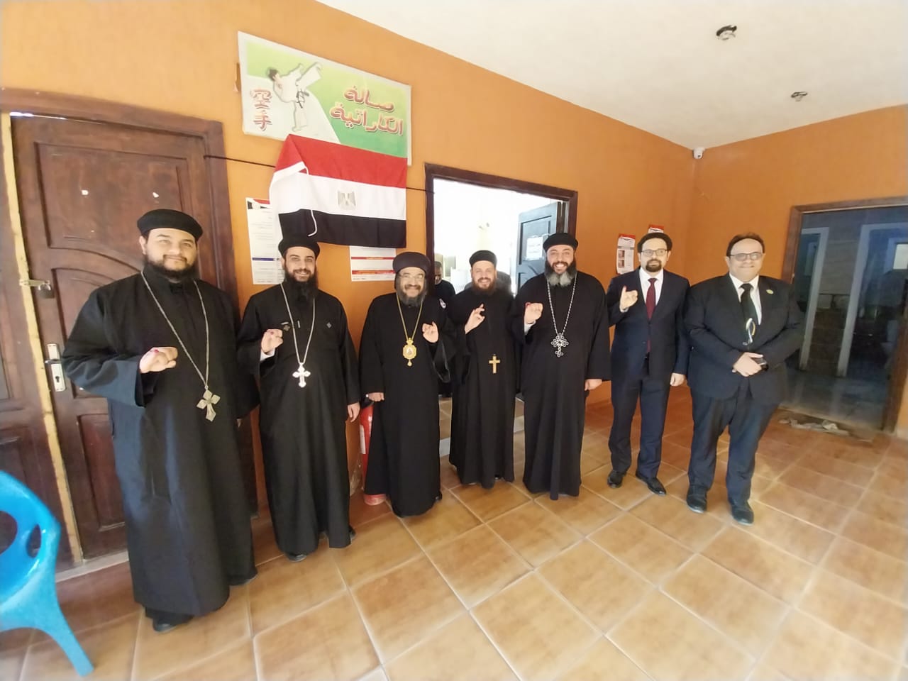 كهنة قطاع المنتزه يدلون بأصواتهم في الانتخابات الرئاسية 