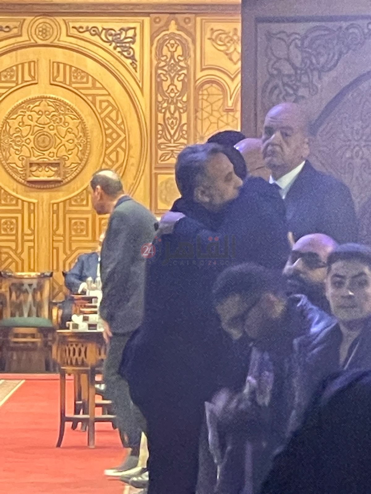 عزاء شقيق أحمد حلمي (1)