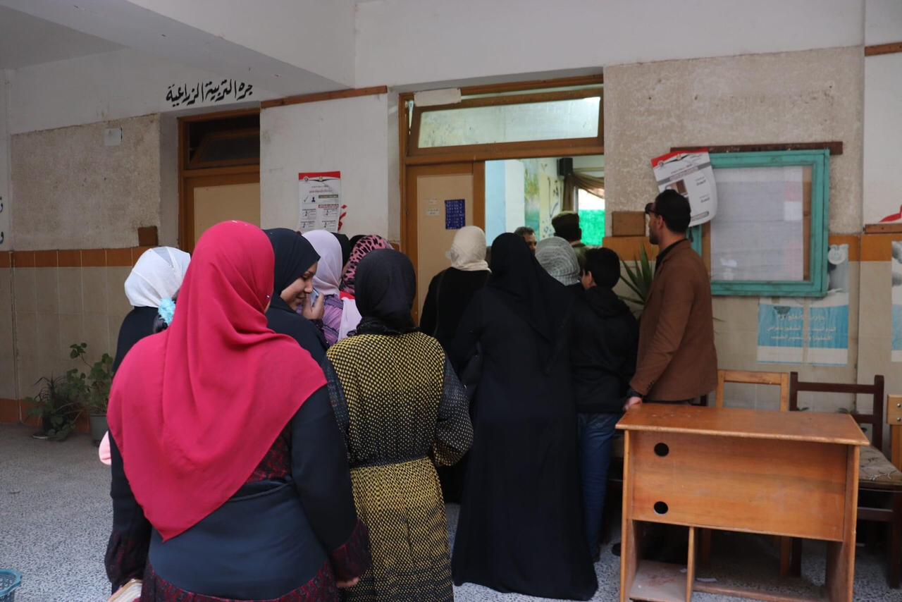 زحام على التصويت فى الانتخابات الرئاسية بالدقهلية (6)